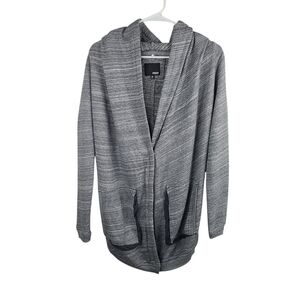 Aritzia Wilfred Free gray zippered cardigan sweatshirt hoodie oversized size XS